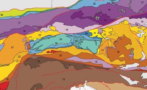 Übersicht über die Geologie der Alpen