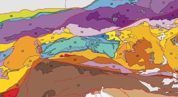 Übersicht über die Geologie der Alpen
